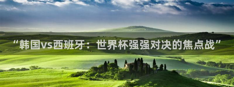 世界杯欧洲区赛程：“韩国vs西班牙：世界杯强强对决的焦点战”